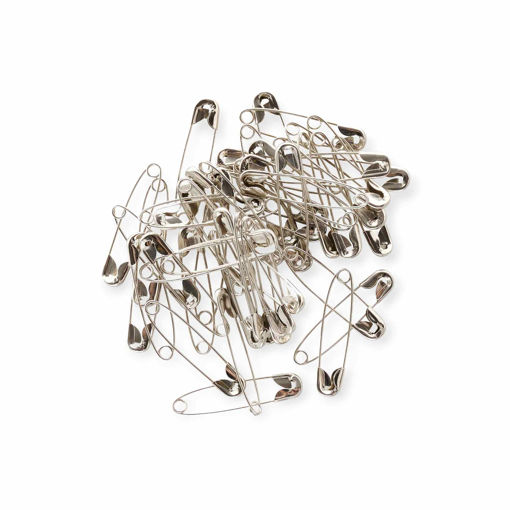 Picture of NICKEL SAFETY PINS 50PCS